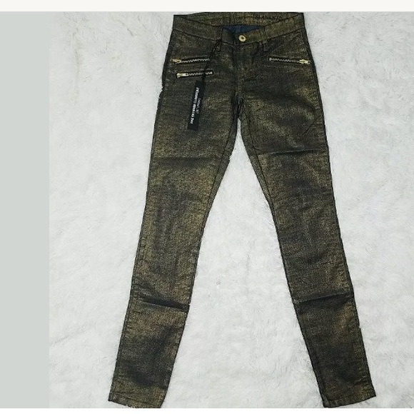 BLANK NYC WOMEN'S THE SKINNIE CLASSIQUE JEANS GOLD - Picture 2 of 6